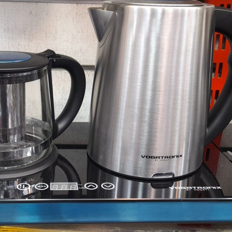 چای ساز  جنس عالی  کف شیشه ایی VOGATI 