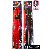 قفل فرمان دوبل کلید 4پر مدل ساده دارای آبکاری درجه 1 برند لیکو