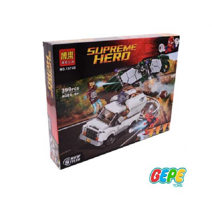 لگو مدل مرد آهنی و مرد عنکبوتی