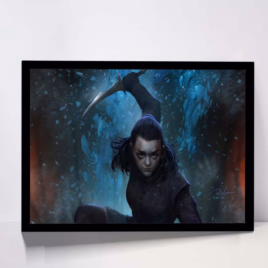 تابلو مدل arya stark کد F-10033