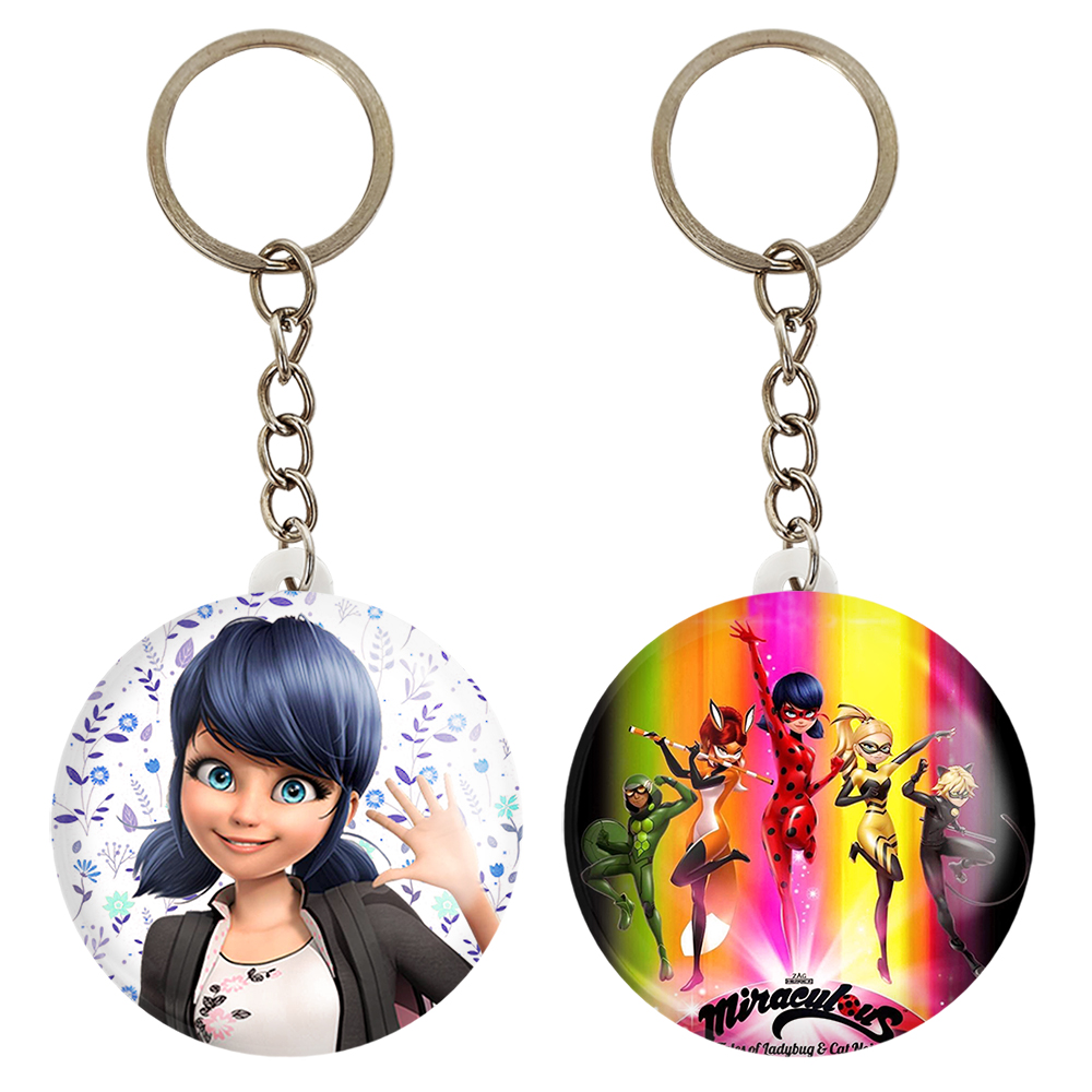 جاکلیدی خندالو مدل دختر کفشدوزکی و پسر گربه ای کد 34243425 مجموعه 2 عددی