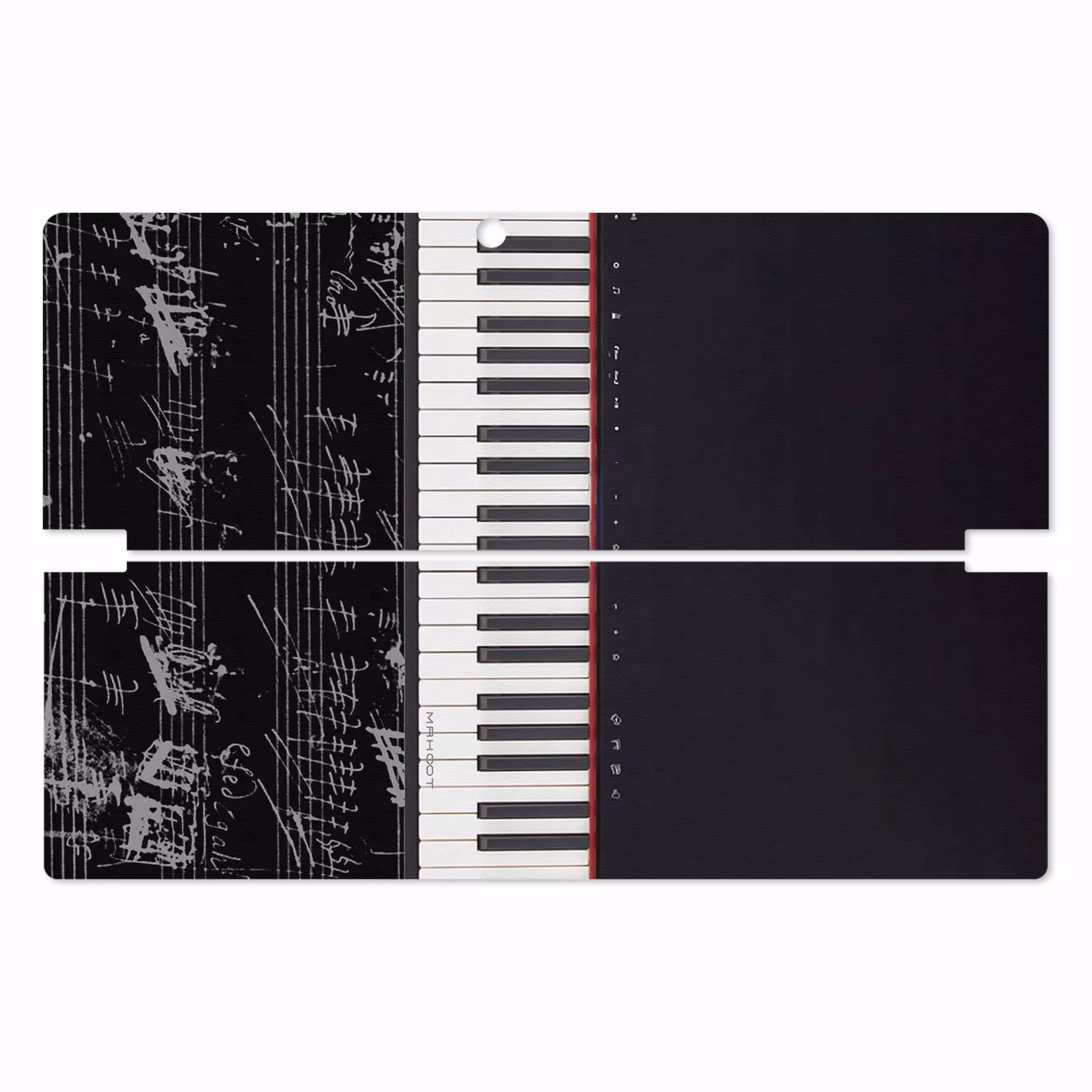 برچسب پوششی ماهوت مدل Piano-Instrument مناسب برای تبلت لنوو Miix 510 2016