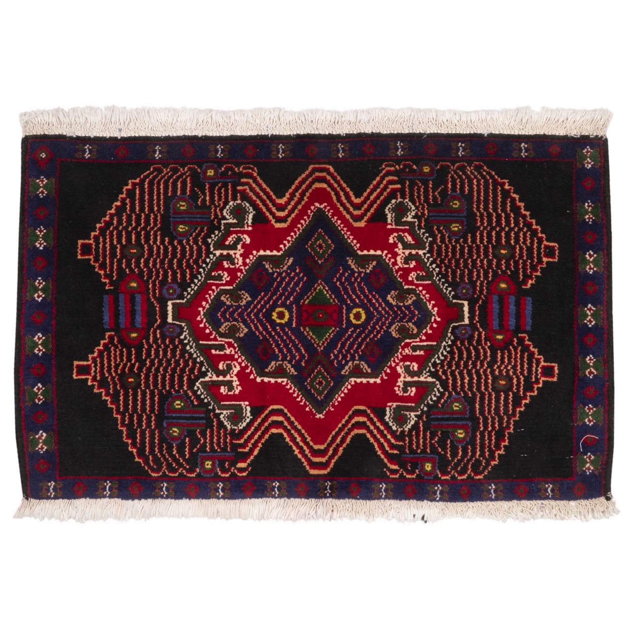 فرش قدیمی دستباف نیم متری سی پرشیا کد 102394