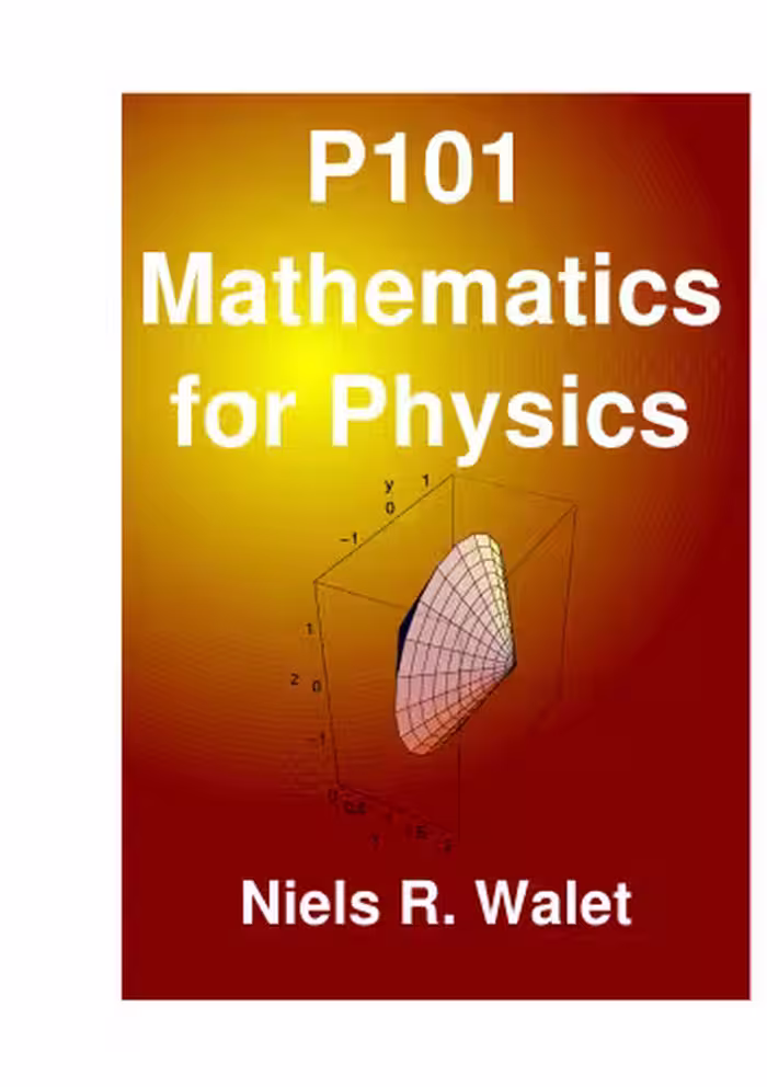 خرید و دانلود نسخه کامل کتاب Mathematics for Physicists DRAFT