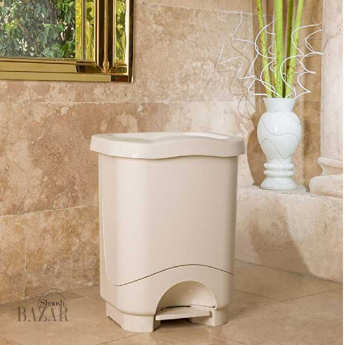 سطل پدالی 35 لیتری لیمون مدل الوان کد 1856