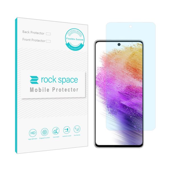 گلس سامسونگ a73 5G مدل نانو هیدروژل آنتی بلو برند راک اسپیس کد S