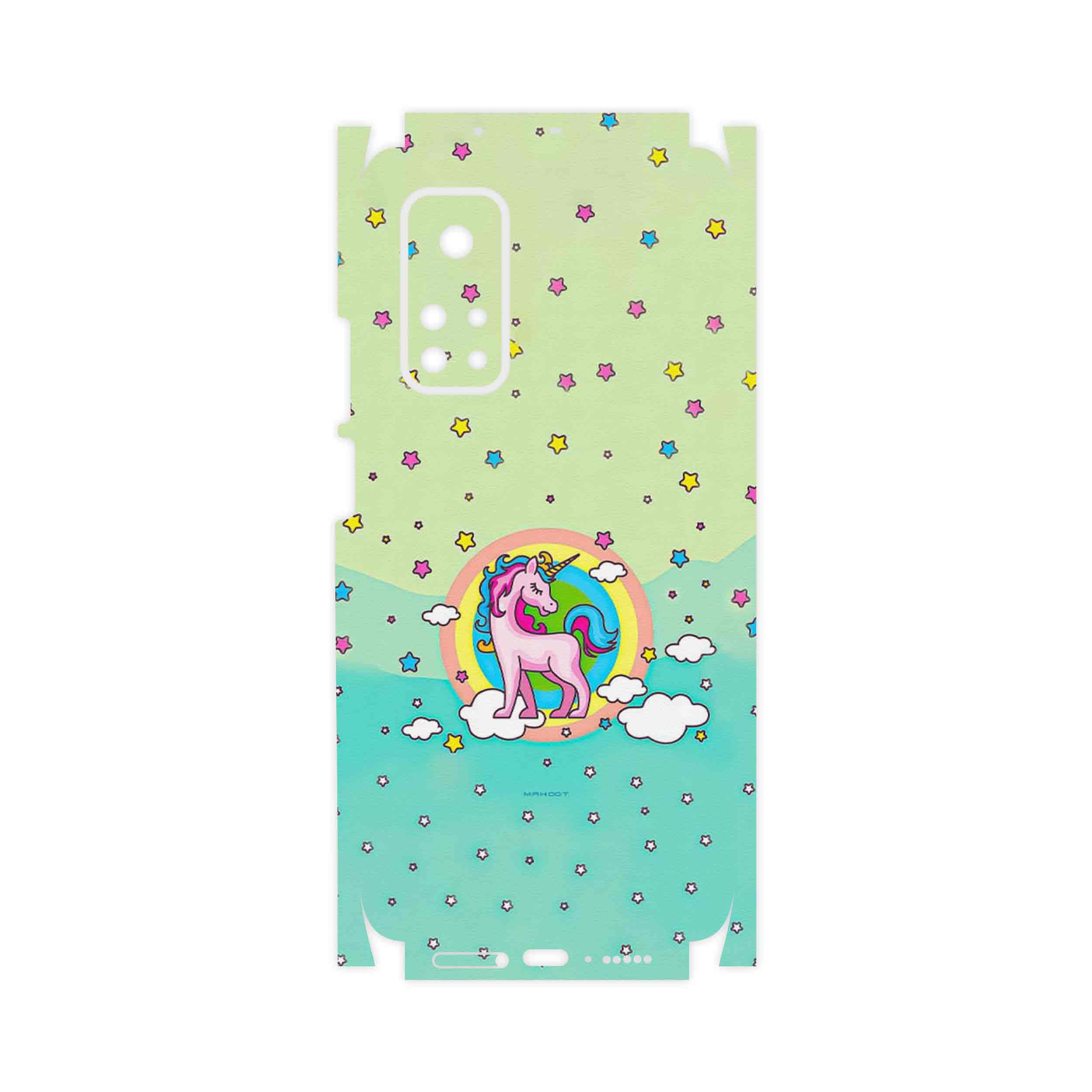 برچسب پوششی ماهوت مدل Rainbow unicorn adventure-FullSkin مناسب برای گوشی موبایل شیائومی Mi 10T 5G