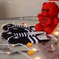 جوراب طرح دار تدی یه کار شیک و خاص فروش ویژه