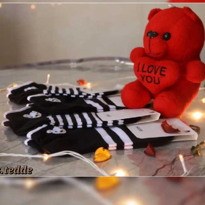 جوراب طرح دار تدی یه کار شیک و خاص فروش ویژه