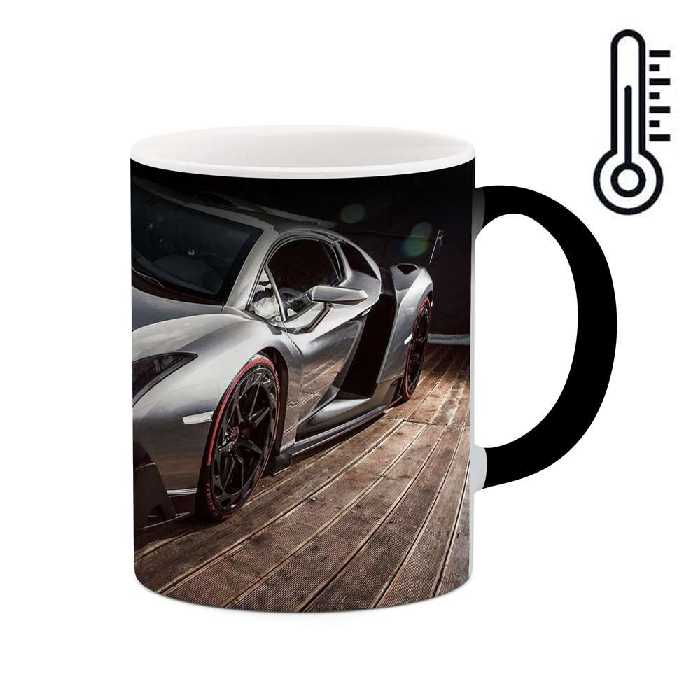 ماگ حرارتی طرح ماشین lamborghini huracan مدل mgph15596