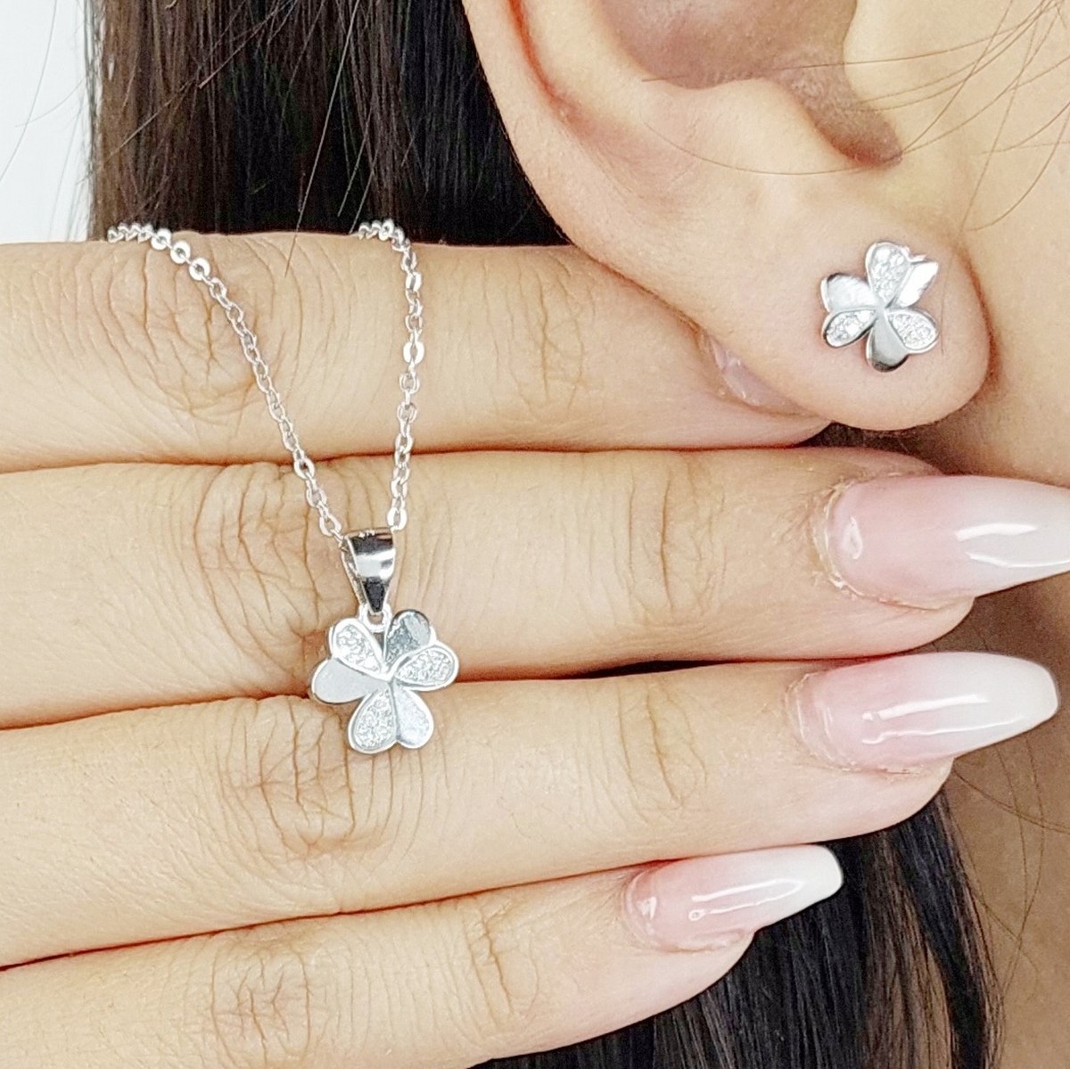 نیمست گلبرگ نقره 925 عیار کد 11978