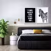 تابلو مدل دکوراتیو Zebra انگیزشی کد N173 مجموعه 2 عددی