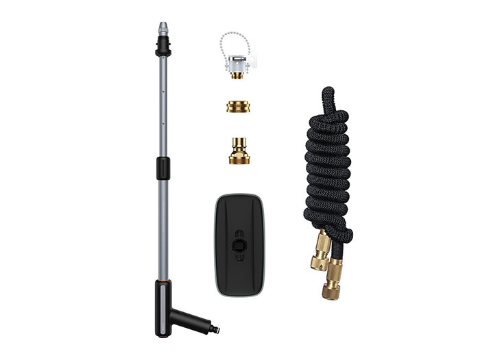 نازل و تی شستشوی خودرو بیسوس Baseus Multifunctional Car Wash Spray Nozzle 15m CRXC01-F01