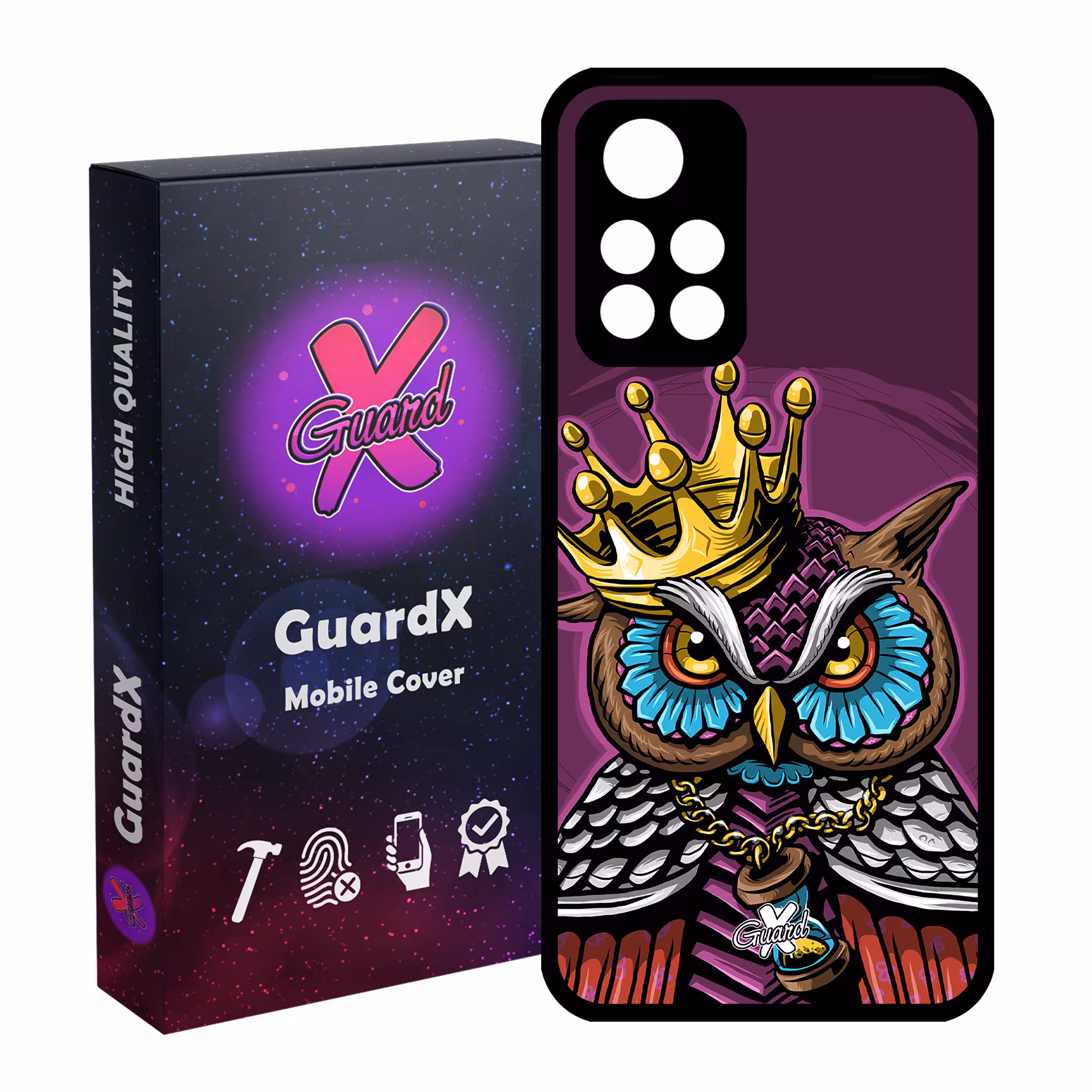 کاور گارد ایکس طرح Owl مدل Glass10081 مناسب برای گوشی موبایل شیائومی Poco M4 Pro 5G/Redmi Note 11T 5G/Redmi Note 11S 5G