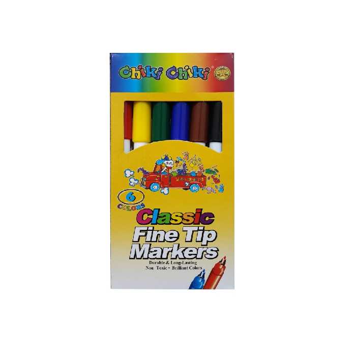 ماژیک نقاشی 6 رنگ چیکی چیکیمم