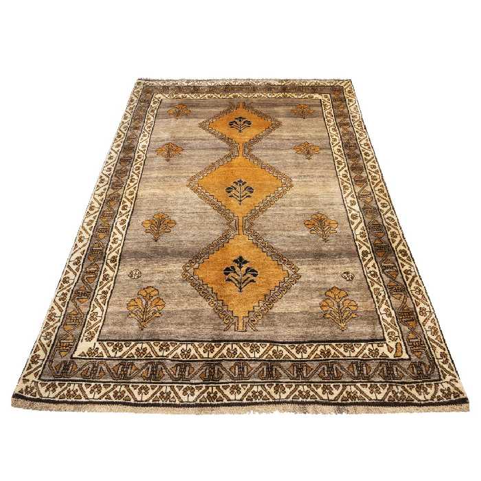 فرش دستباف قدیمی سه و نیم متری سی پرشیا کد 122117