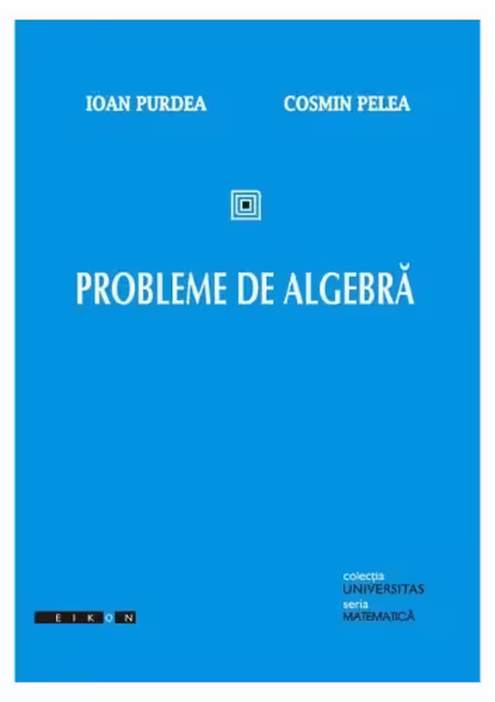 خرید و دانلود نسخه کامل کتاب Probleme de algebra
