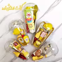 گیفت آرایشی زرد مدل ایس پک