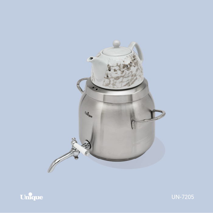 کتری و قوری 4/5 لیتر استیل یونیک کد محصول: UN-7205