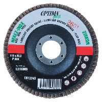 سنباده فلاپ دیسک 10 عددی اپتیما مدل IL115080/60 قطر 60 میلی متر