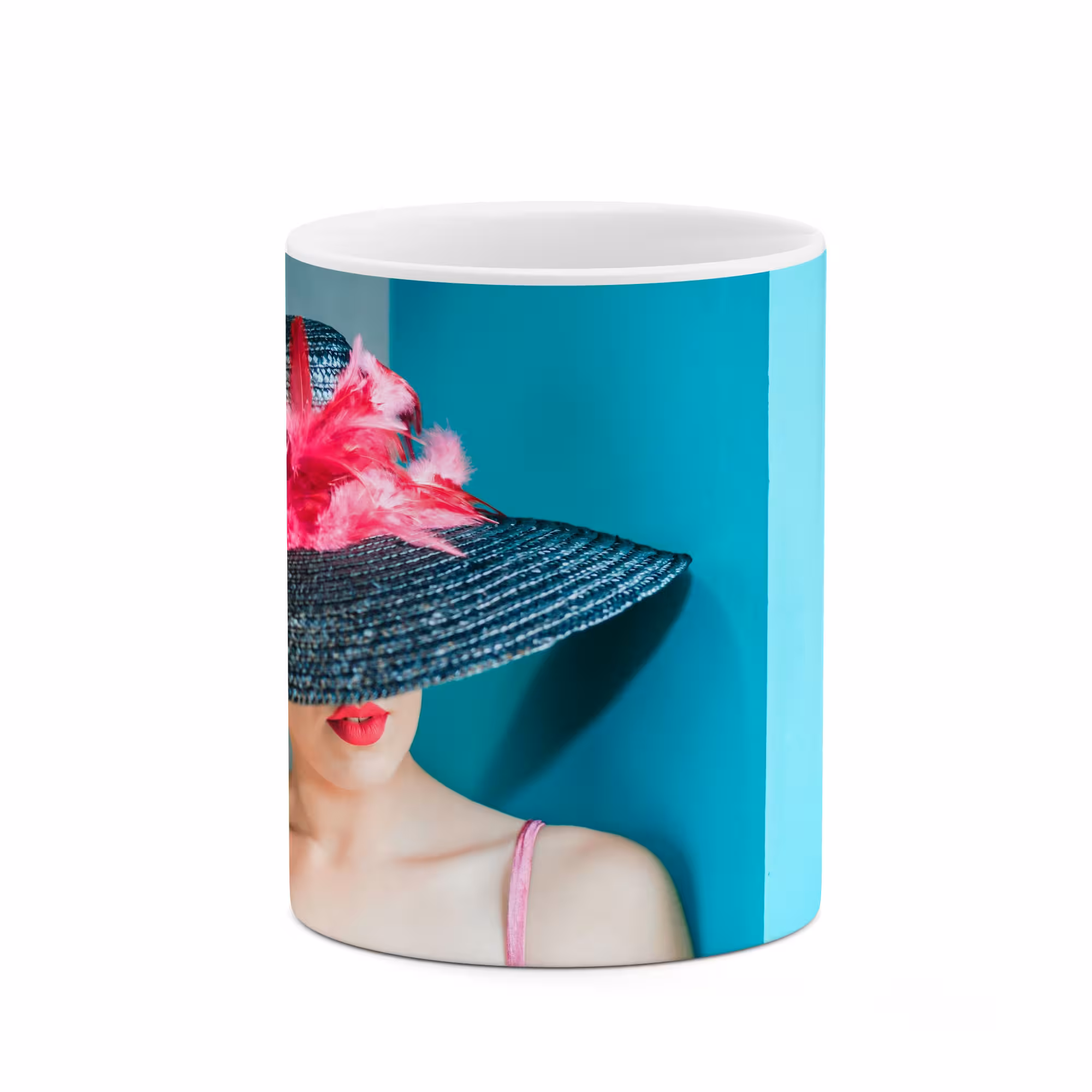 ماگ طرح دختر نقابی  مدل mgp11504