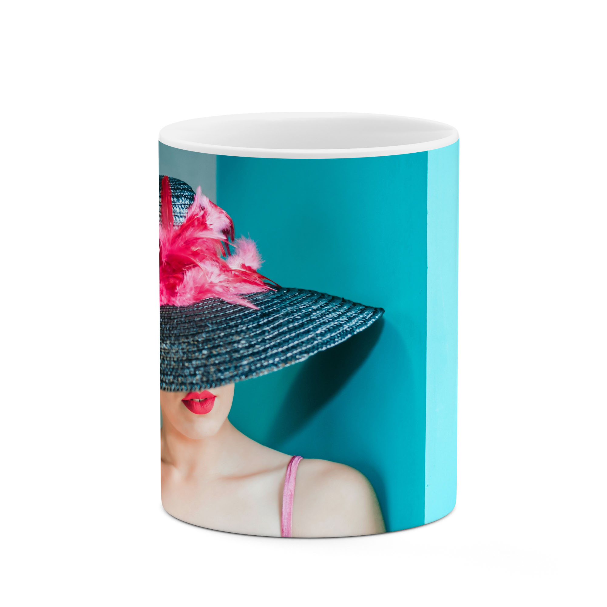 ماگ طرح دختر نقابی  مدل mgp11504