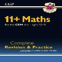 خرید و دانلود نسخه کامل کتاب New 11  CEM Maths Complete Revision and Practice - Ages 10-11 (with Online Edition) [2020] - PDF