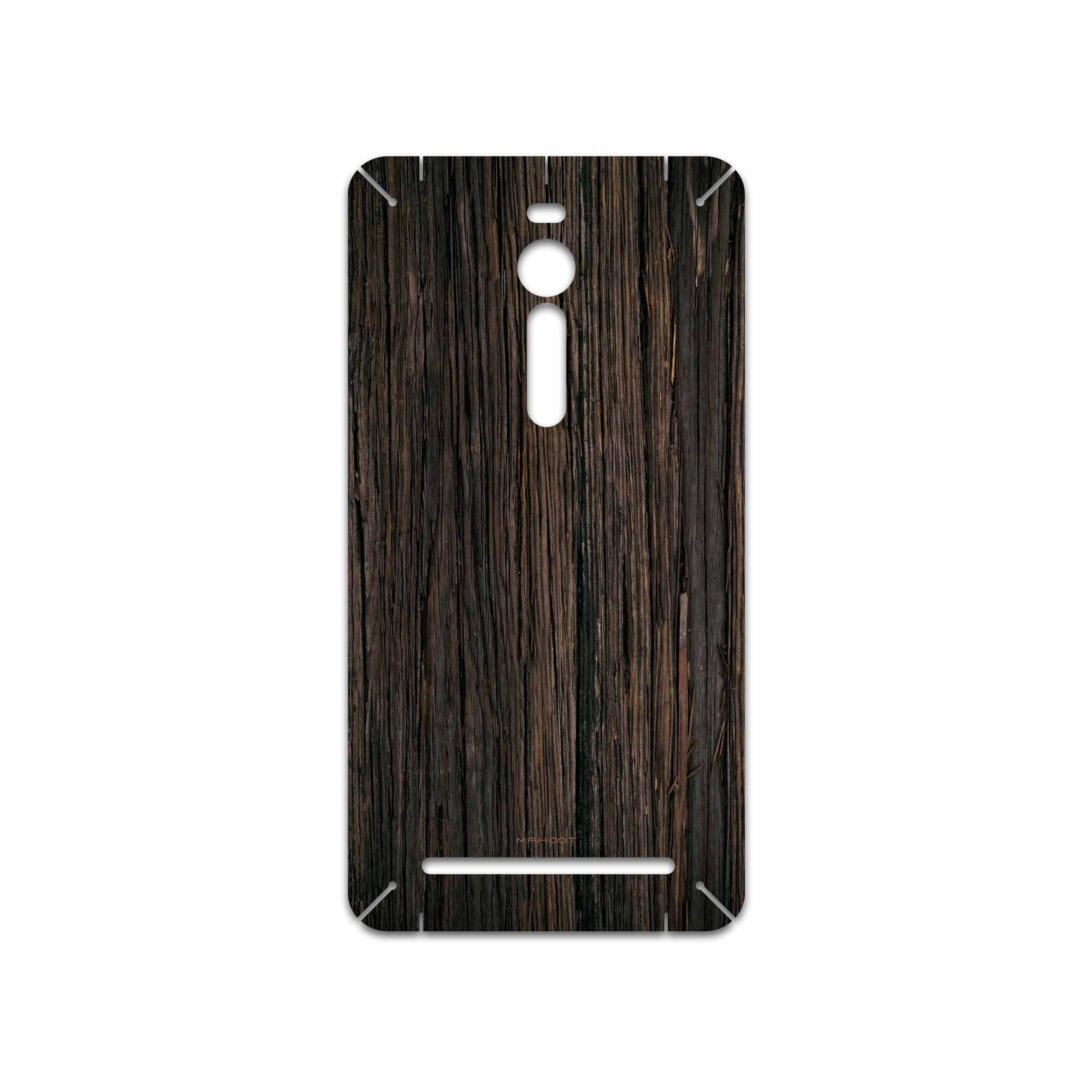 برچسب پوششی ماهوت مدل Burned Wood مناسب برای گوشی موبایل ایسوس Zenfone 2
