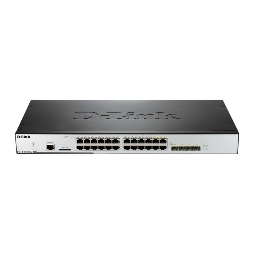 سوئیچ 24 پورت دی لینک DWS-3160-24TC