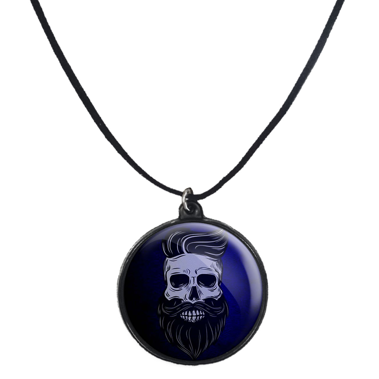 گردنبند پرمانه طرح اسکلت کد pmb.10594