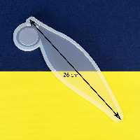 قالب رزین مدل جاعودی وشمع  طرح برگ