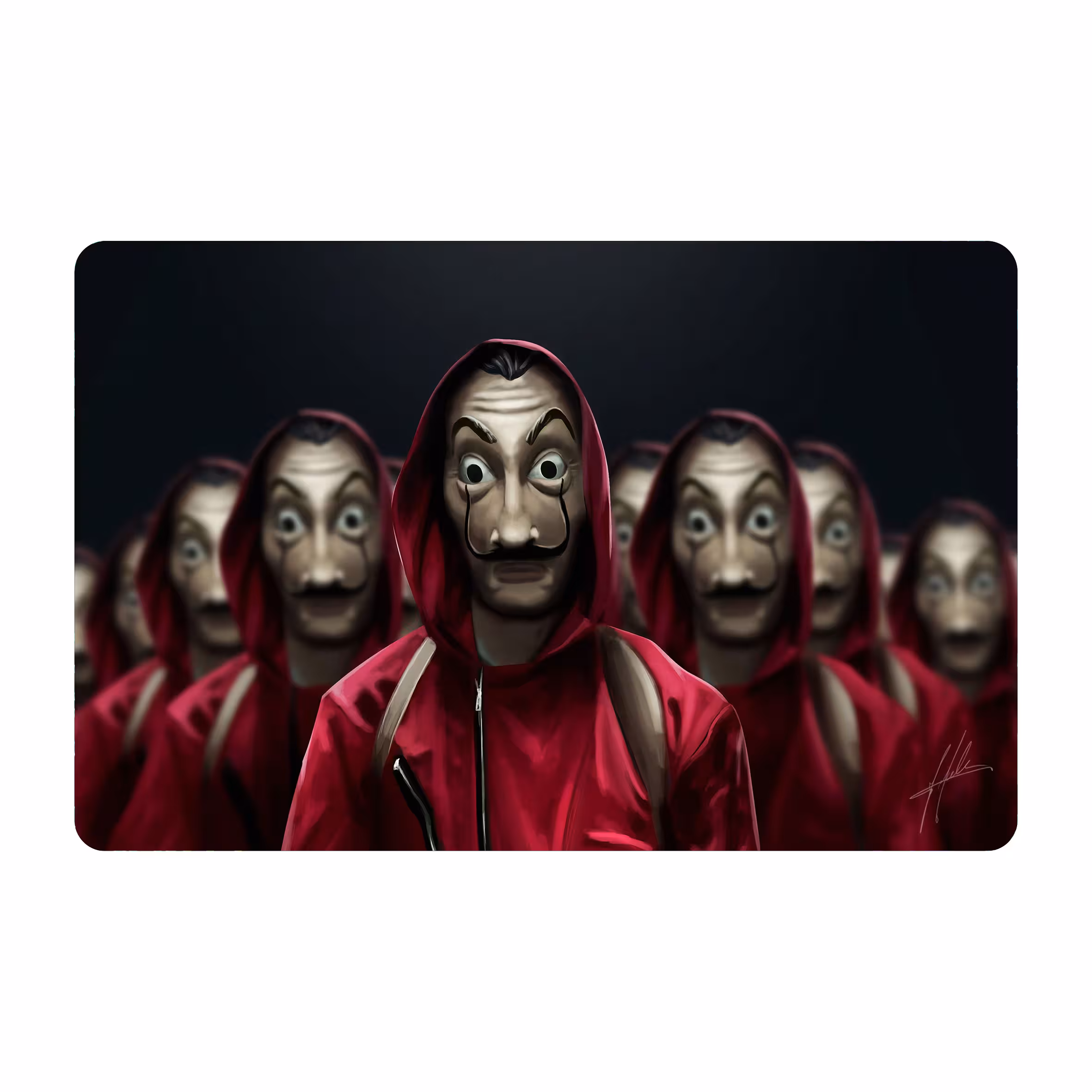 ماوس پد طرح مانی هیست - Money Heist مدل mpb97