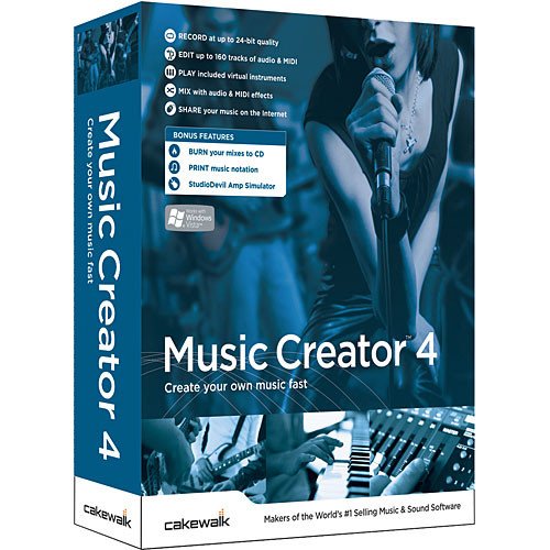 نرم افزار ویندوز cakewalk music creator 4