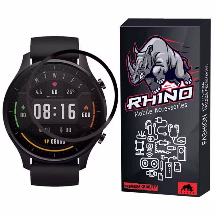 محافظ صفحه نمایش راینو مدل PMMA مناسب برای ساعت هوشمند شیائومی Mi Watch Color Sport