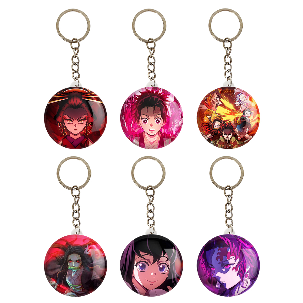 جاکلیدی خندالو مدل انیمه شیطان کش کد 567A مجموعه 6 عددی