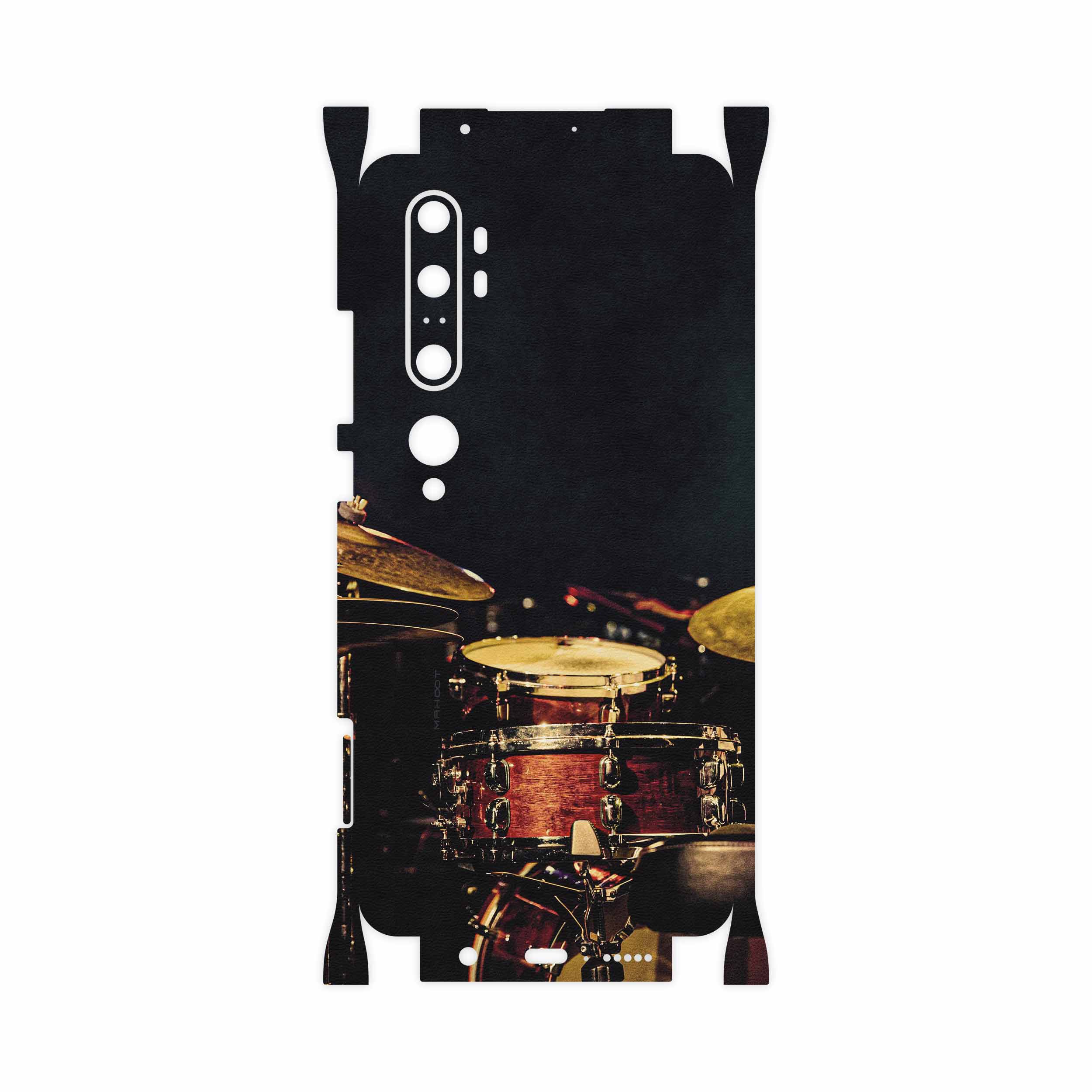 برچسب پوششی ماهوت مدل Drum Kit-FullSkin مناسب برای گوشی موبایل شیائومی Mi Note 10 Pro