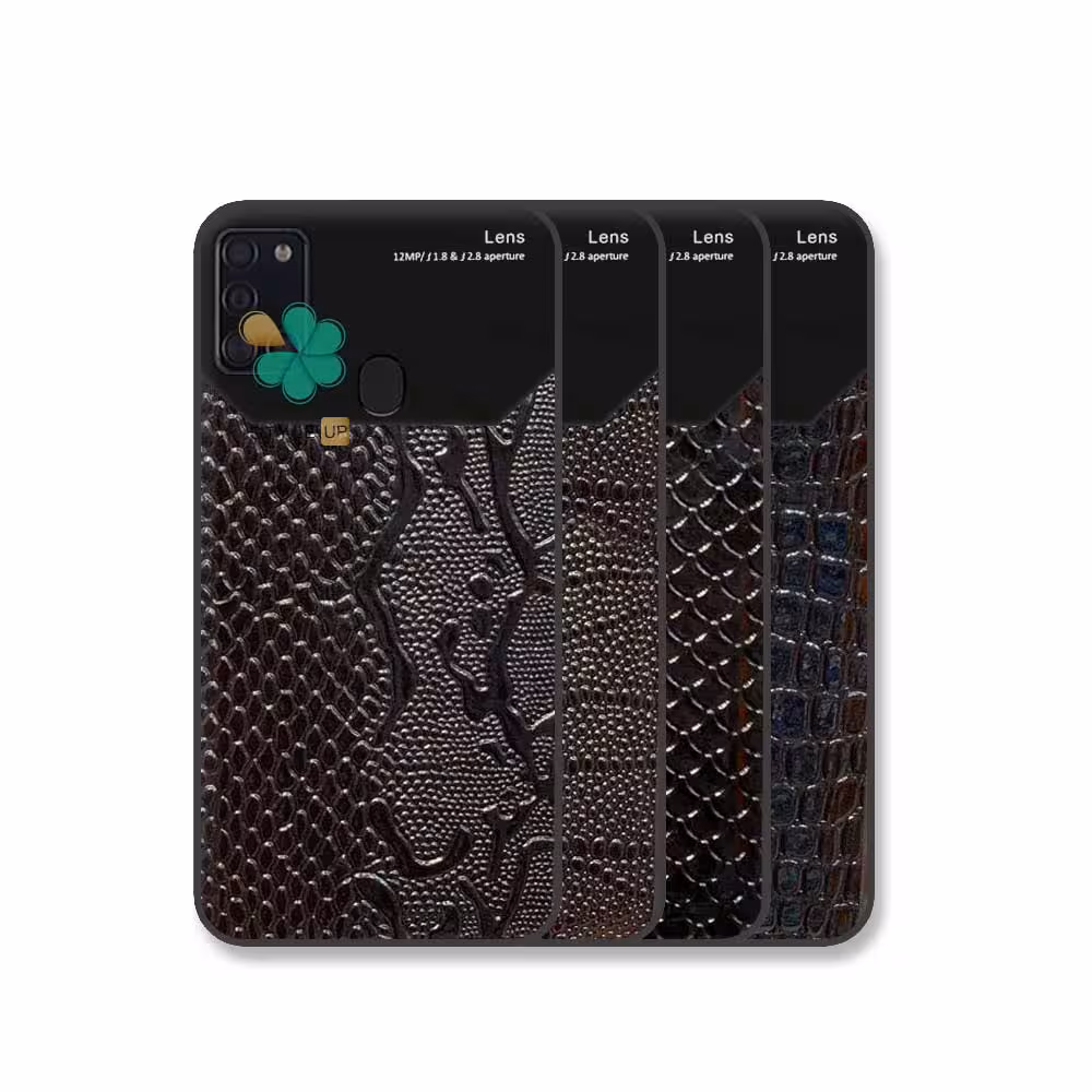قاب پشت گلس چرمی گوشی سامسونگ Samsung A21s مدل مونت بلنک