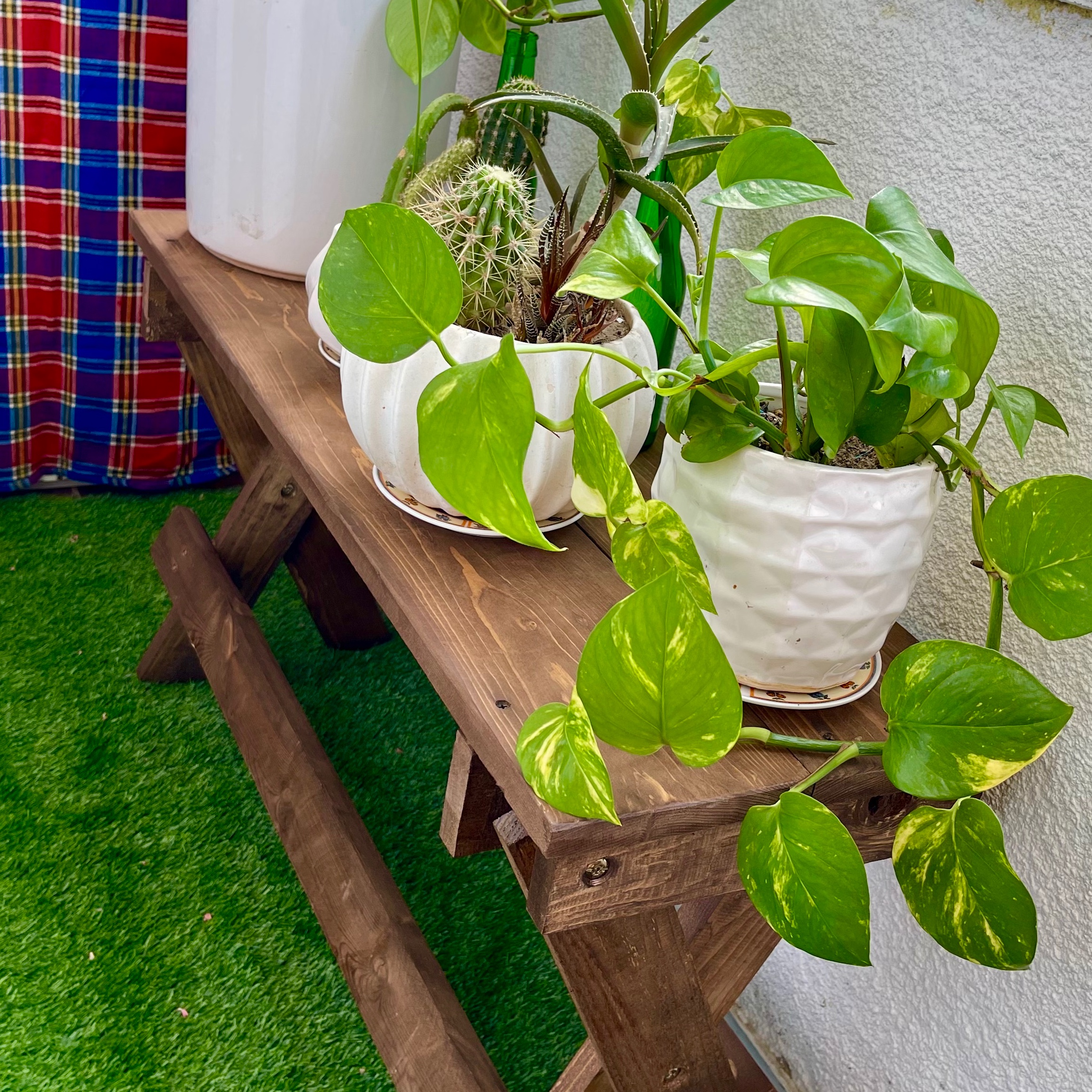 نیمکت چوبی تاشو 