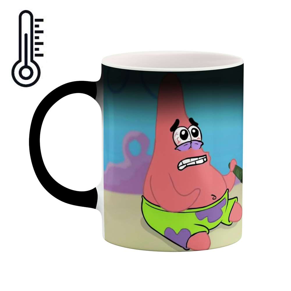 ماگ حرارتی طرح باب اسفنجی و پاتریک مدل mgph14277