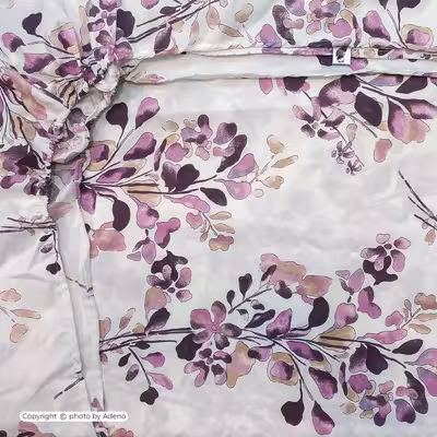 ملحفه آدنو مدل کمند کد IR116 دونفره سایز 160x200 سانتی متر