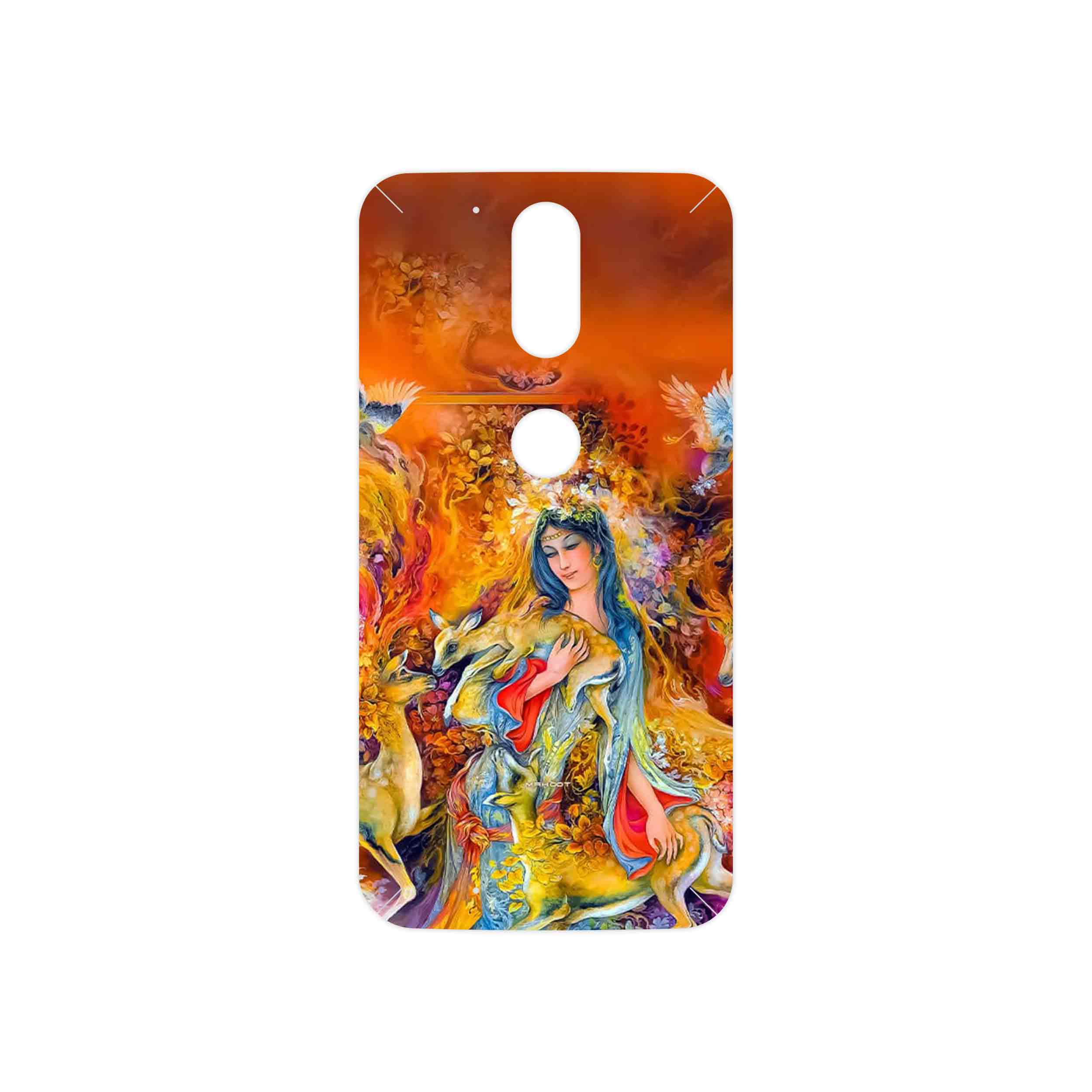 برچسب پوششی ماهوت مدل Persian miniature 2 مناسب برای گوشی موبایل موتورولا Moto G4