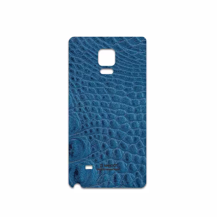 برچسب پوششی ماهوت مدل Blue-Crocodile-Leather مناسب برای گوشی موبایل سامسونگ Galaxy Note Edge