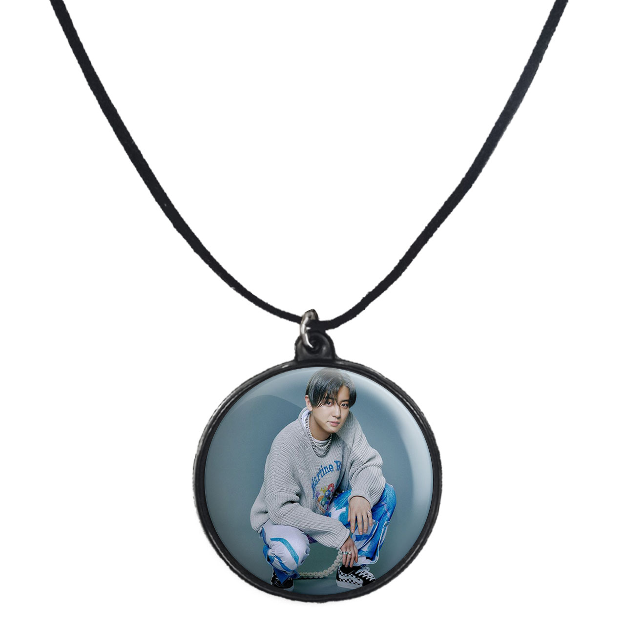 گردنبند پرمانه طرح exo کد pmb.13900 مدل دو طرفه