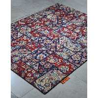 کلاژ فرش دستبافت چهار متری امیرخیز مدل تکه دوزی کد 110038