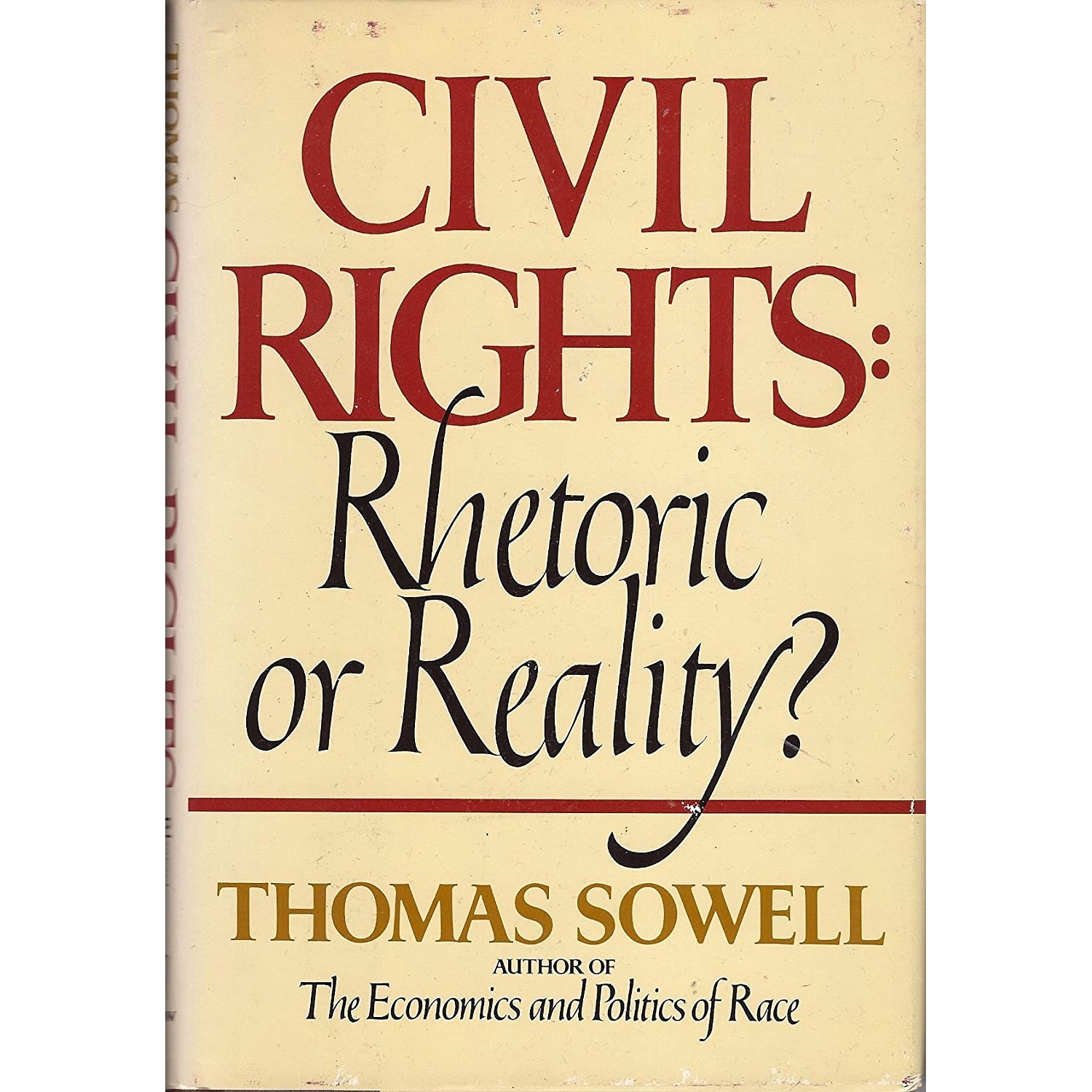 کتاب Civil rights اثر Thomas Sowell انتشارات W. Morrow