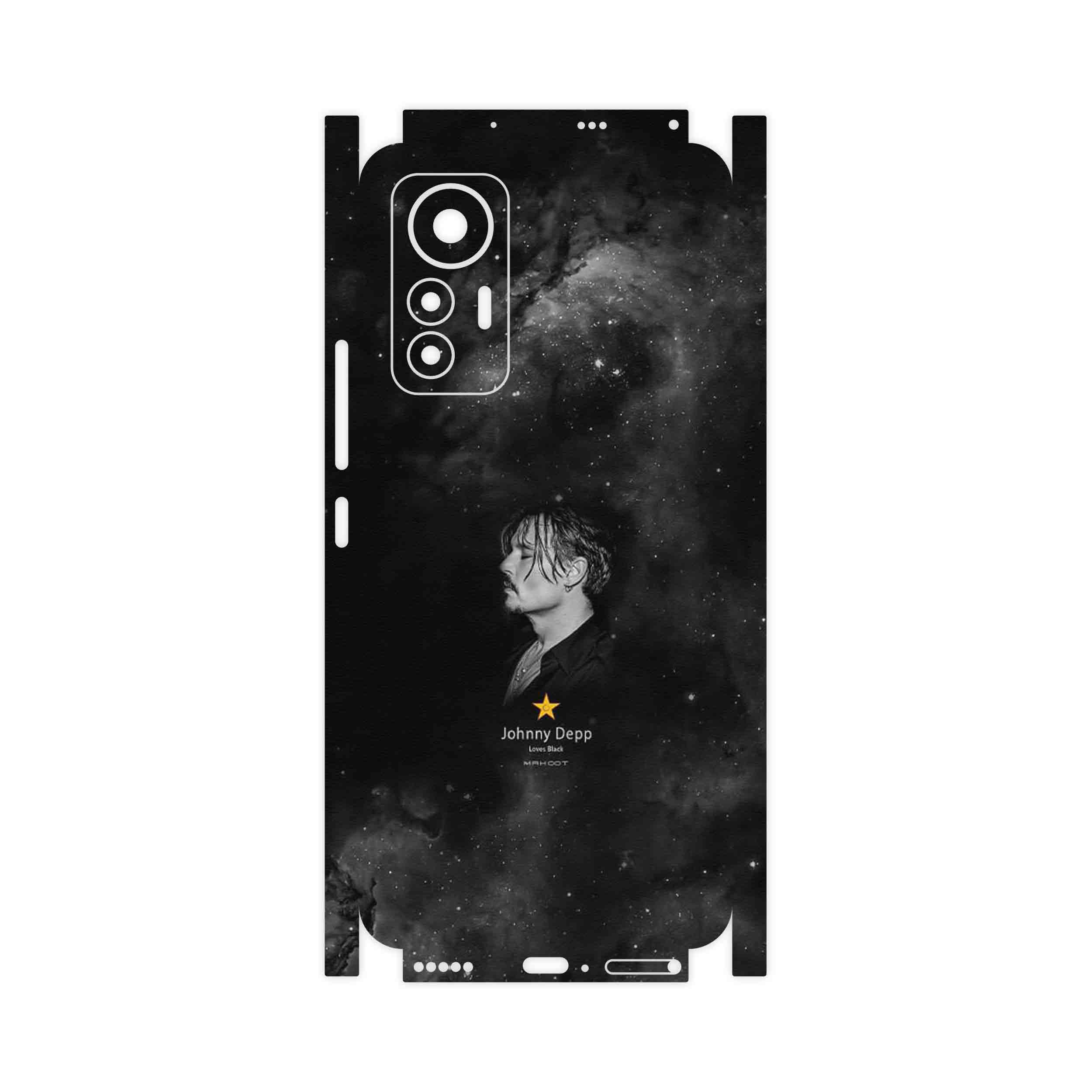 برچسب پوششی ماهوت مدل Johnny Depp-FullSkin مناسب برای گوشی موبایل شیائومی 12 Lite