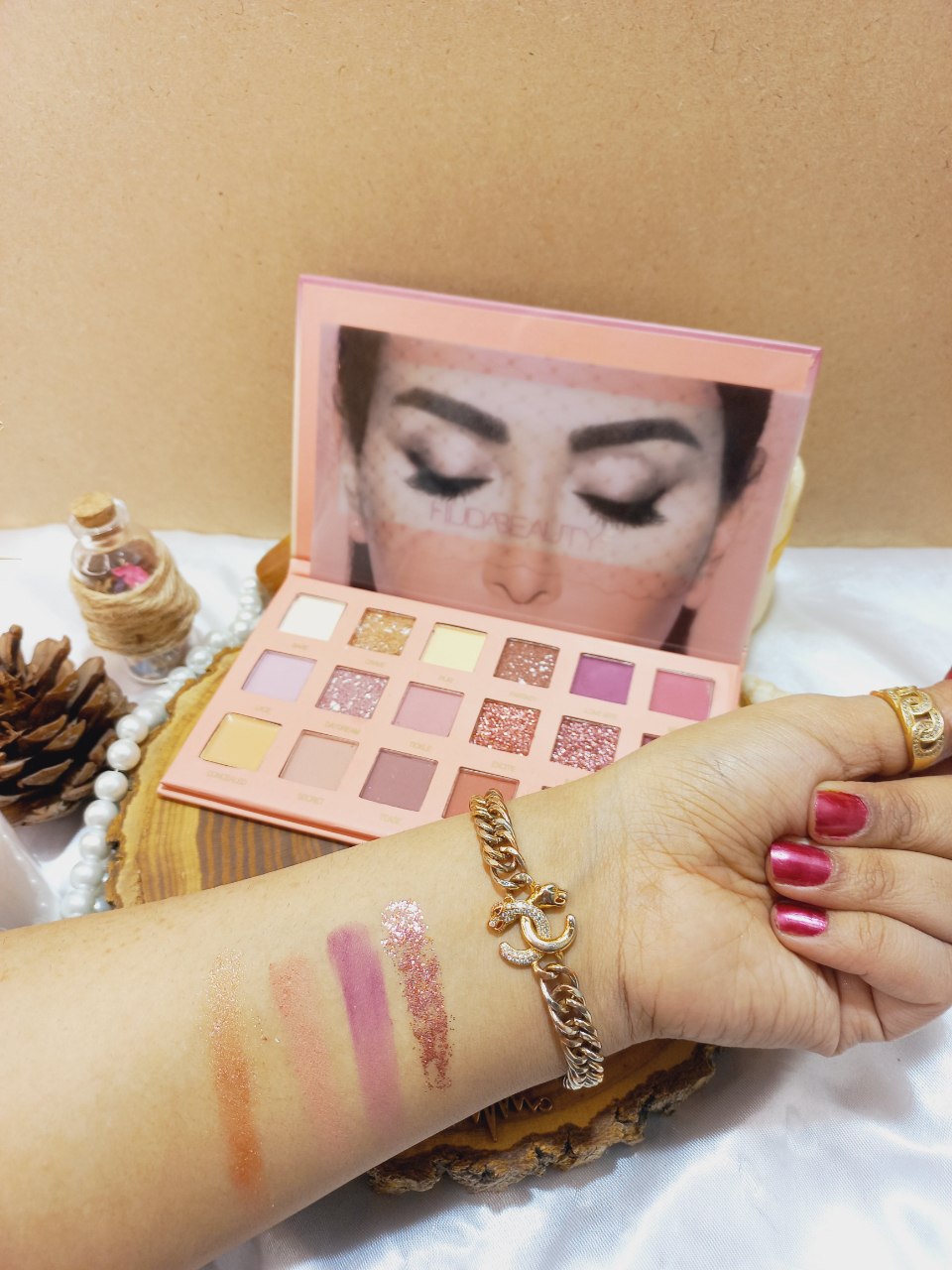 پالت سایه نود NUDE هدی بیوتی Huda beauty کد 32895