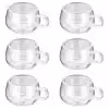 فنجان دوجداره کد 150 بسته 6 عددی
