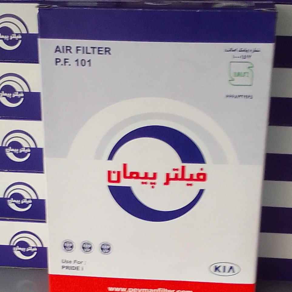  فیلتر هوای پراید پیمان یک کارتن 40 تایی