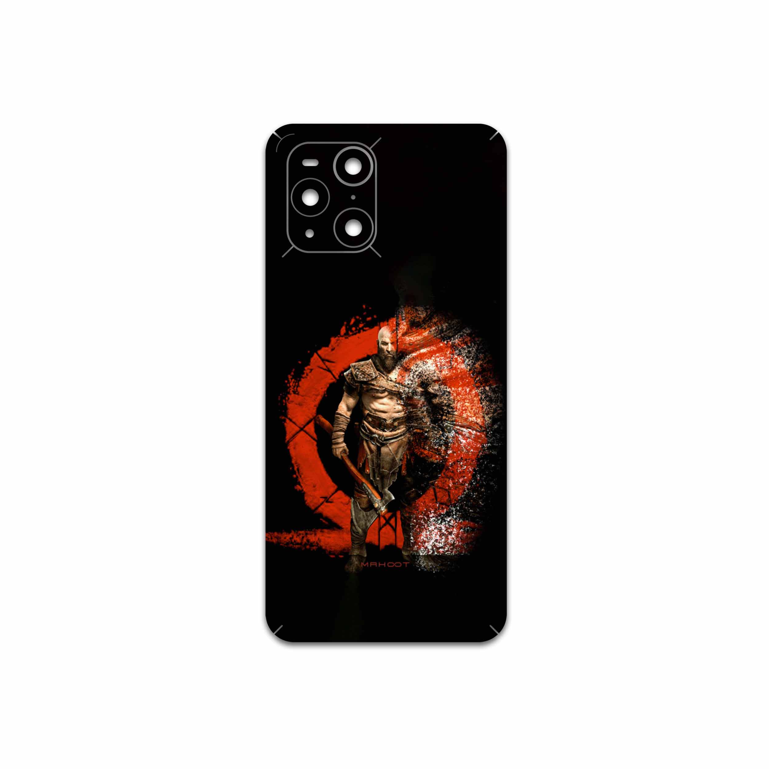 برچسب پوششی ماهوت مدل God-Of-War-Game مناسب برای گوشی موبایل اپو Find X3 Pro